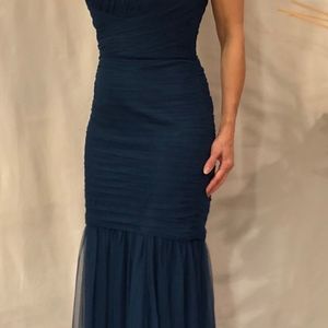 Evening Gown - Mermaid style in Teal